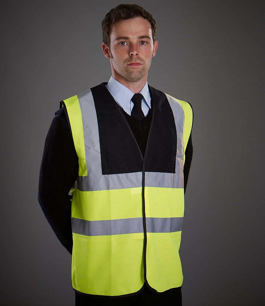 Printed Multicoloured Hi-Vis Waistcoat