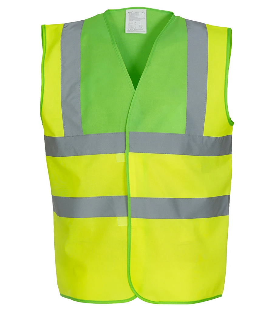 Printed Multicoloured Hi-Vis Waistcoat