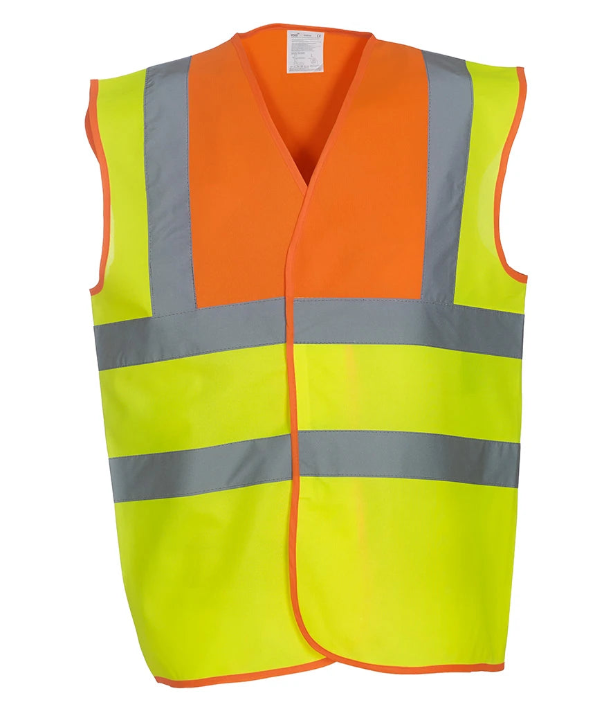 Printed Multicoloured Hi-Vis Waistcoat
