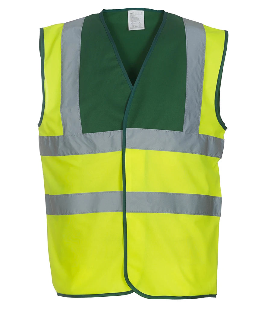 Printed Multicoloured Hi-Vis Waistcoat