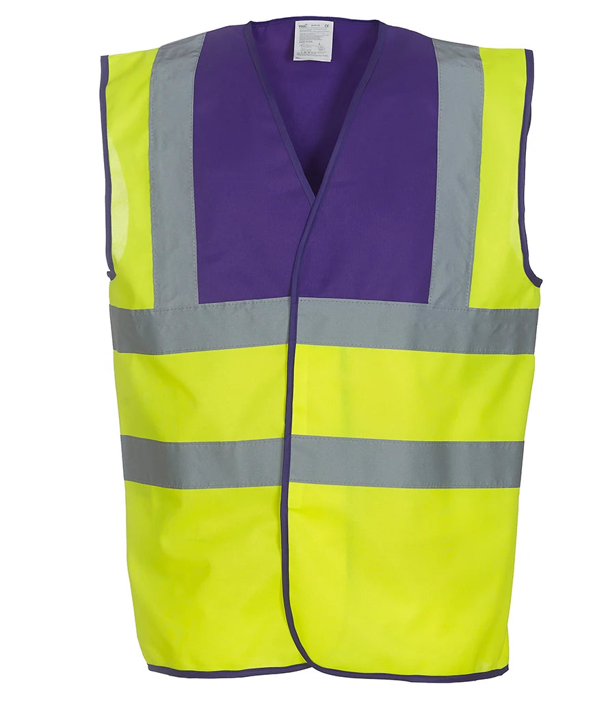 Printed Multicoloured Hi-Vis Waistcoat