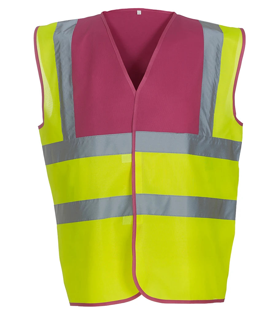 Printed Multicoloured Hi-Vis Waistcoat