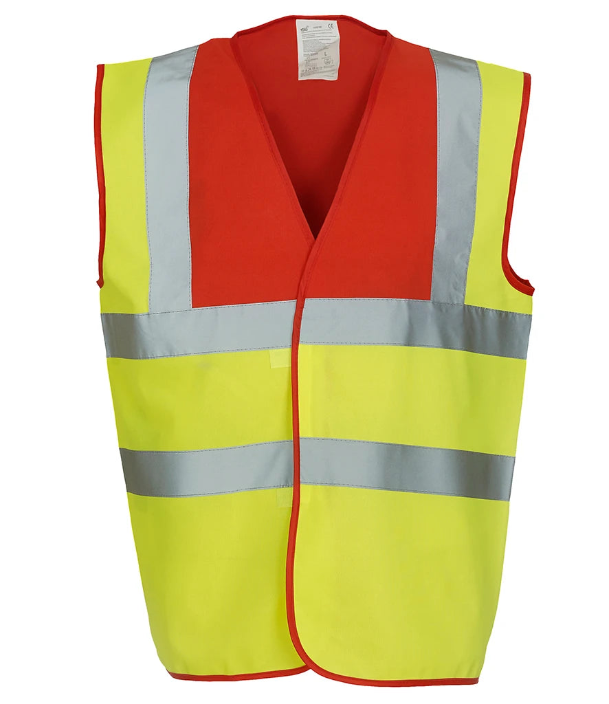 Printed Multicoloured Hi-Vis Waistcoat