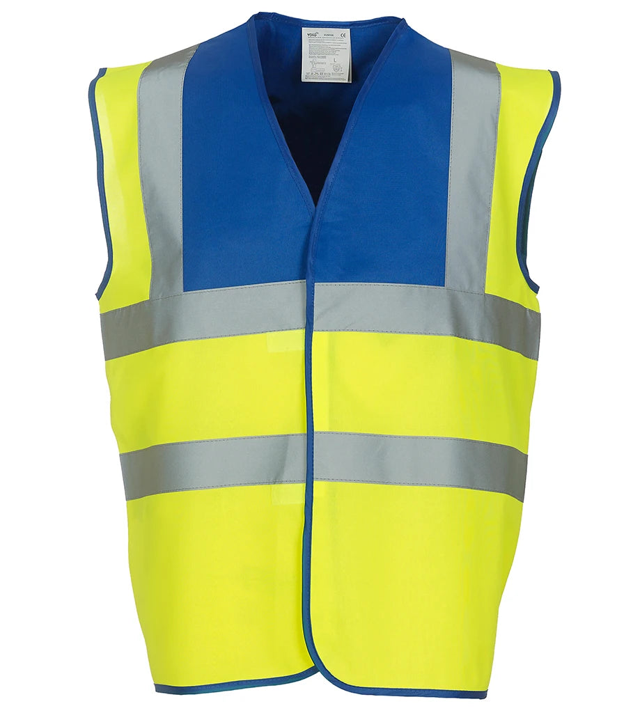 Printed Multicoloured Hi-Vis Waistcoat