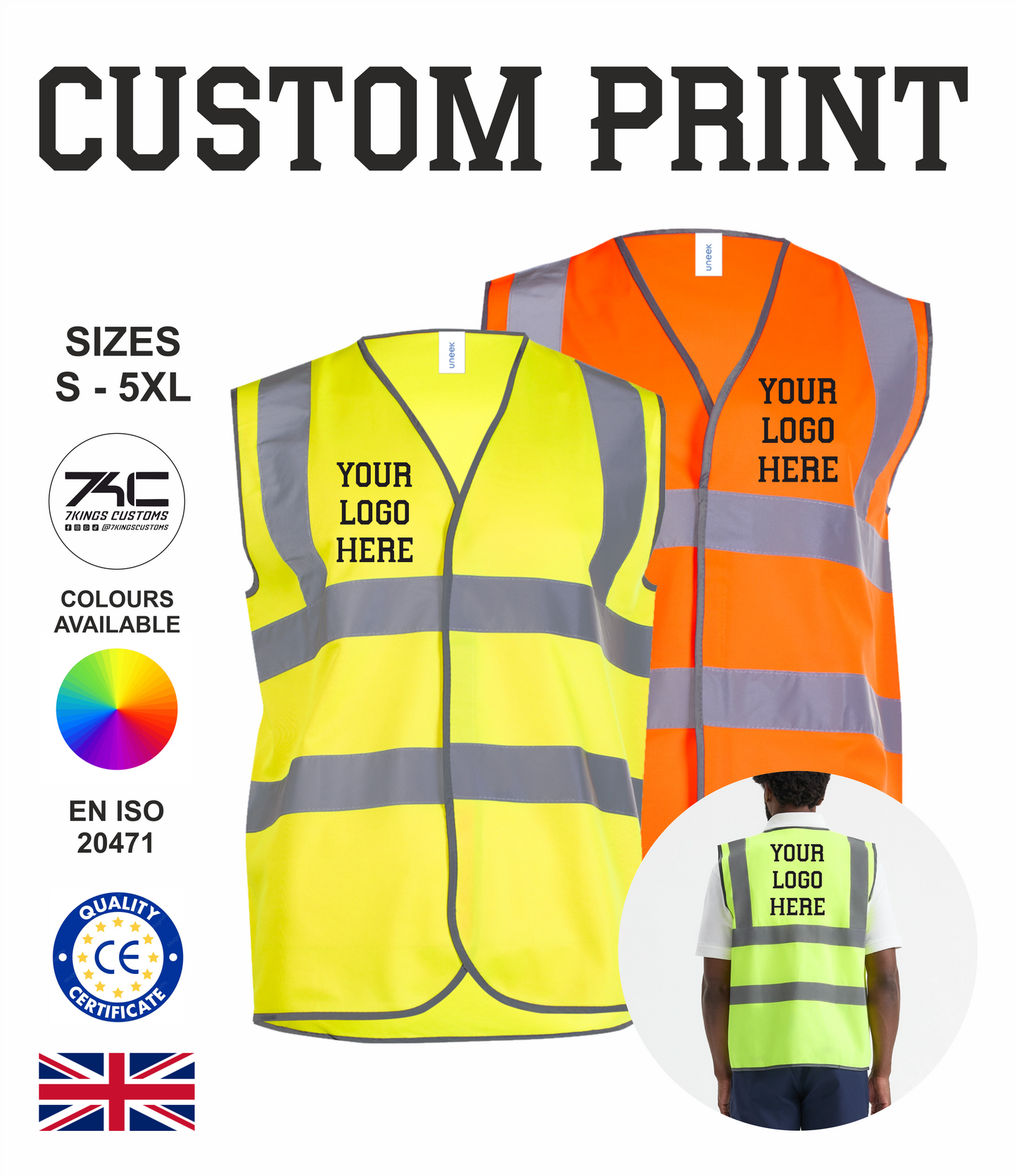 Safety High Vis Waist Coat