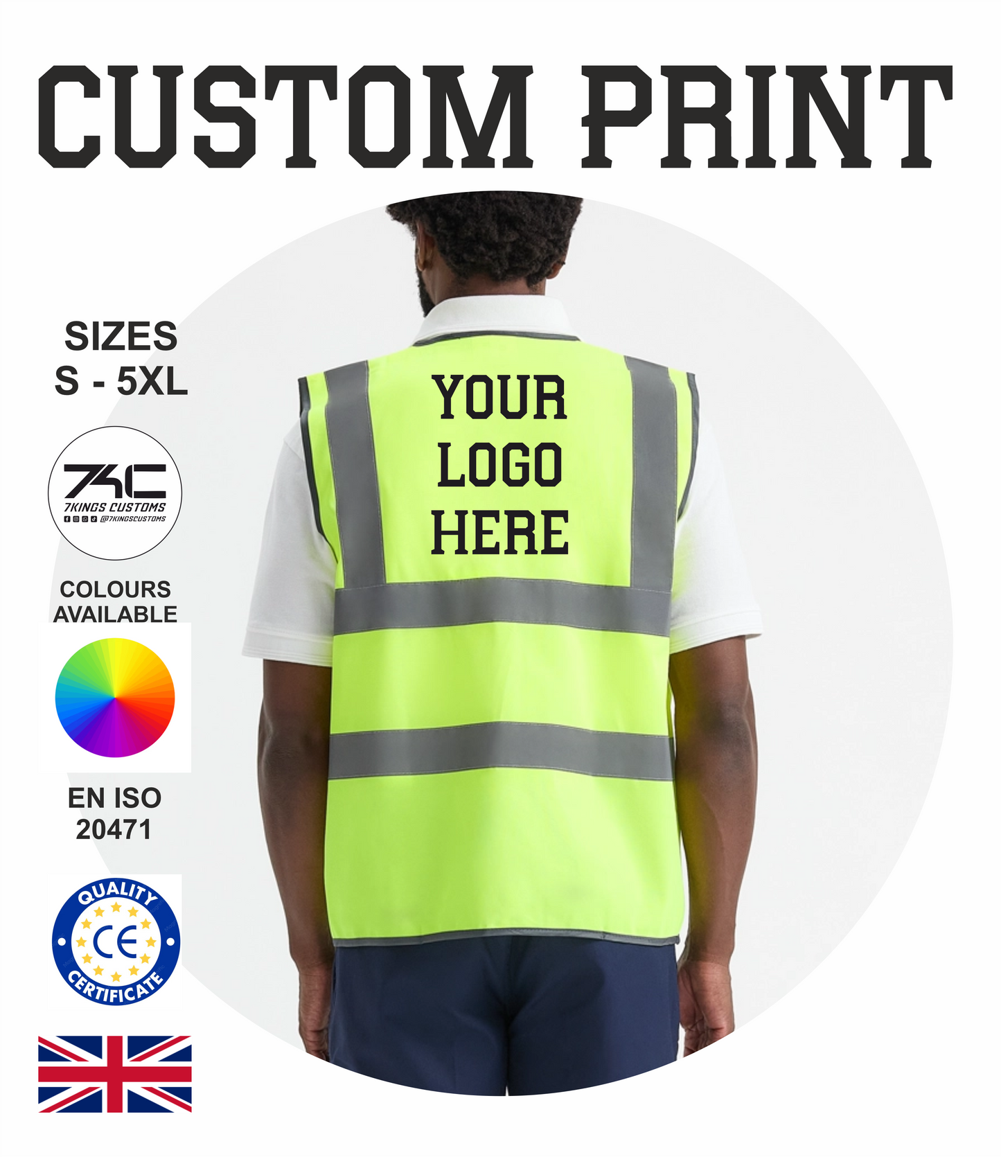 Safety High Vis Waist Coat